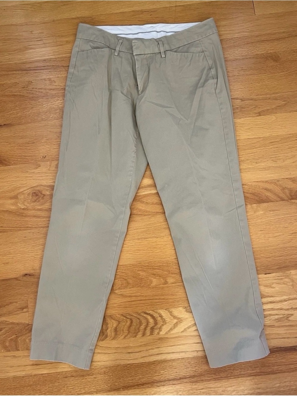 A.N.A Women’s Khaki Tan Trouser Straight Leg Pant Size 4